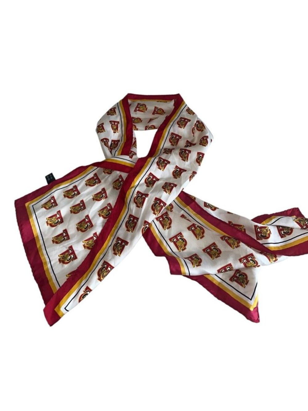 Tuskegee University Golden Tigers Rectangle Silk Scarf University College